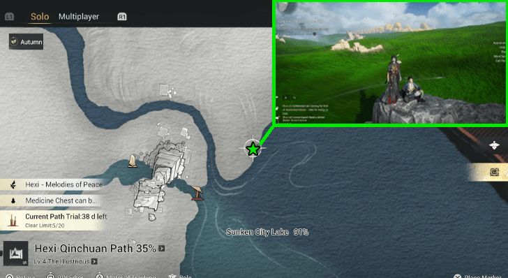 Meet the painter on the shoreline rock east of the ruins.